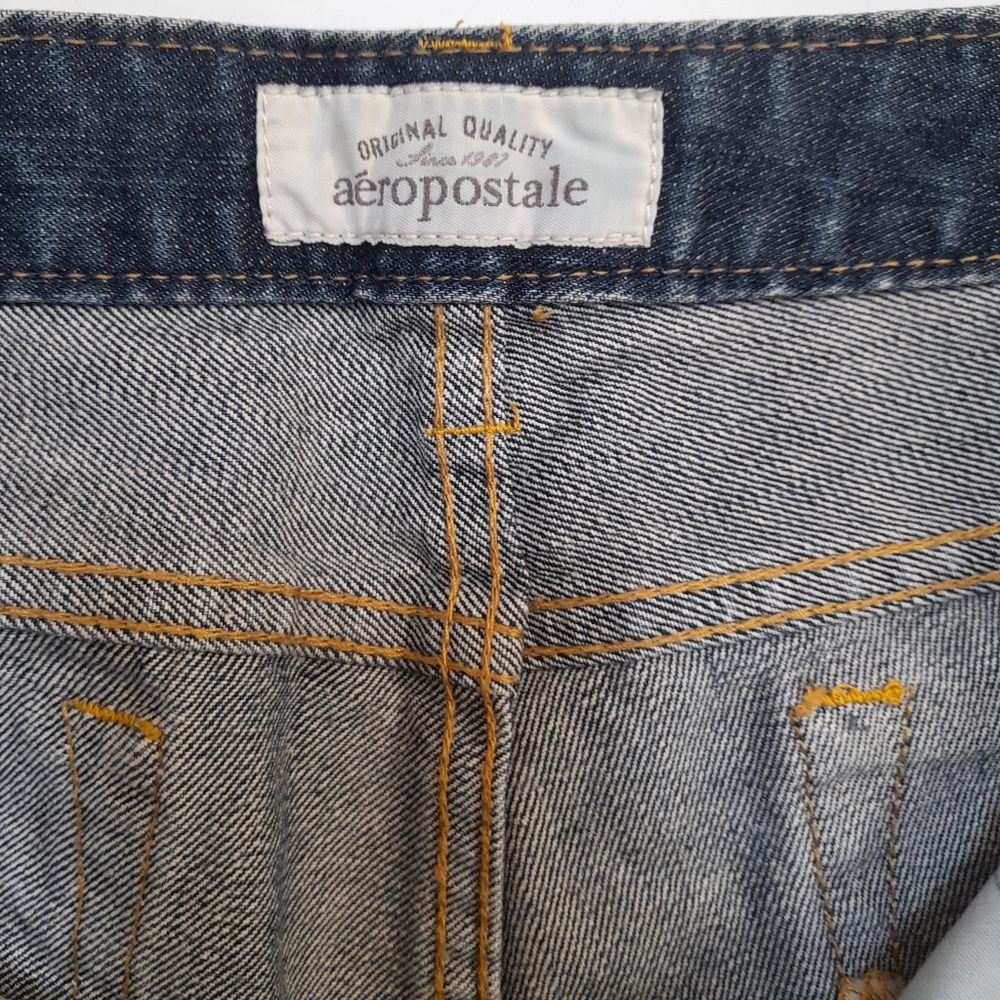 ● AEROPOSTALE | CUT OFF & PAINT DOTS SHORT - Picture 11 of 16